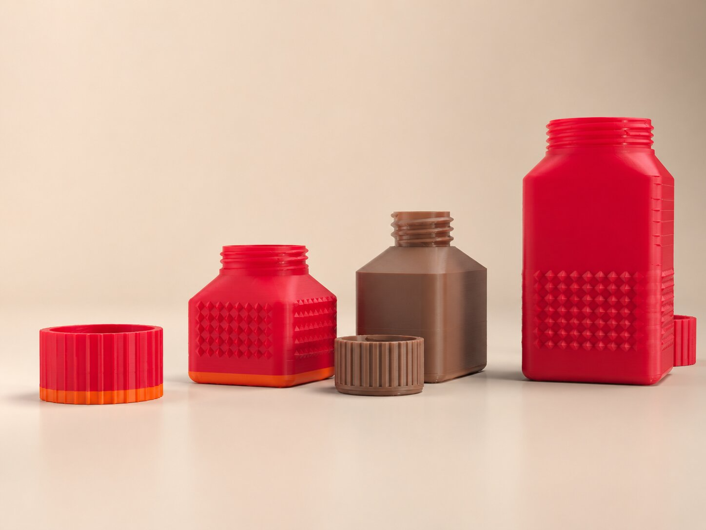 fully parametric screw top jar