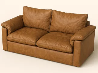 miniature 1:12 cozy 2 seater lounge sofa interior