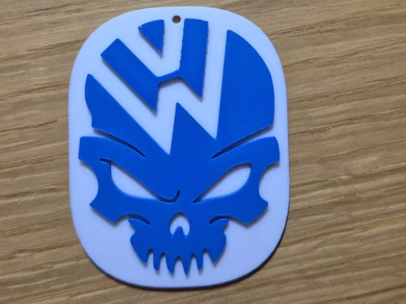 Portachiavi Volkswagen con Teschio [NO AMS]