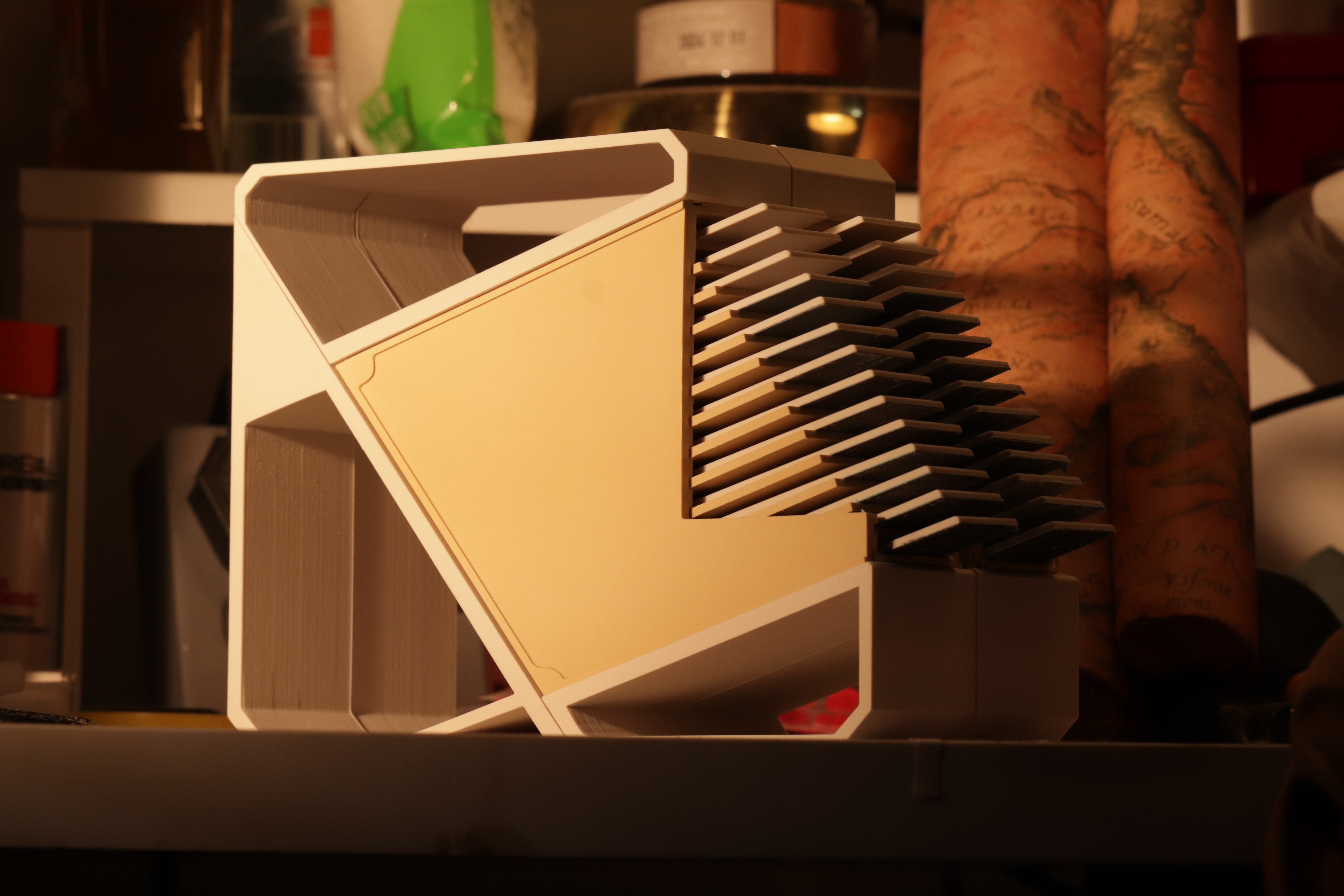 Miniatura 2 do modelo 3D 打磨板收纳
