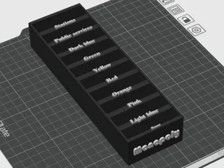 Monopoly card stand