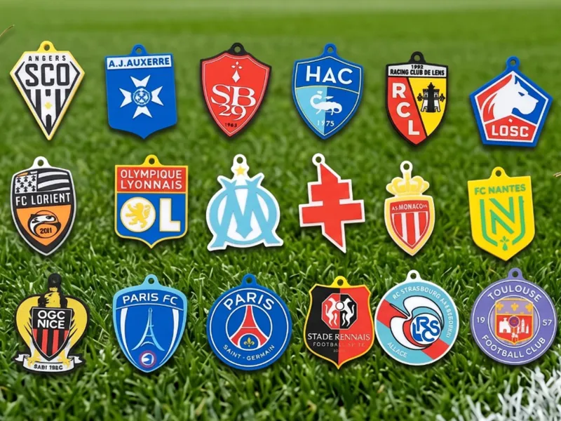 Keychains Ligue 1 2025/2026 