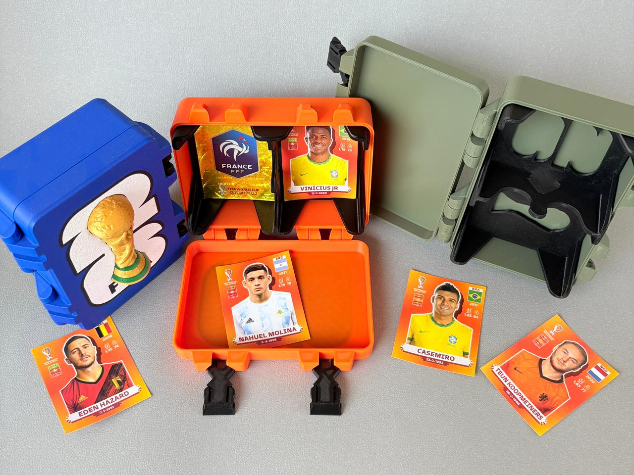 Football Sticker Organizer Box