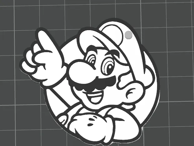 keychain mario