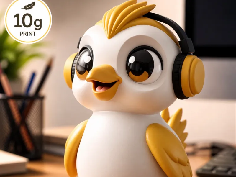 Headphone Chick Desk Buddy - 2 versions