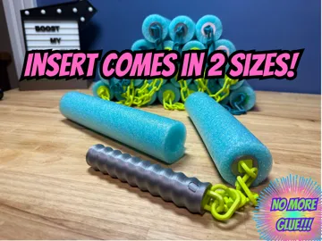 Letrero o emblema decorativo: Pool Noodle Nunchucks v2 (Way better now trust me) — vista de referencia 5