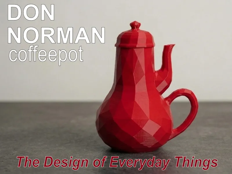 Don Norman Coffeepot for Masochists (low poly)