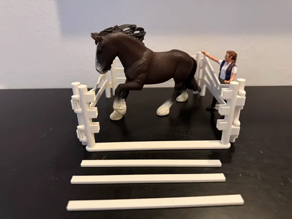 Barrière de paddock à 3 planches