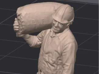 Worker cement carrier