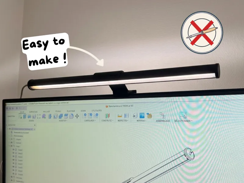 Lampe Écran PC : ScreenBar Universelle DIY 