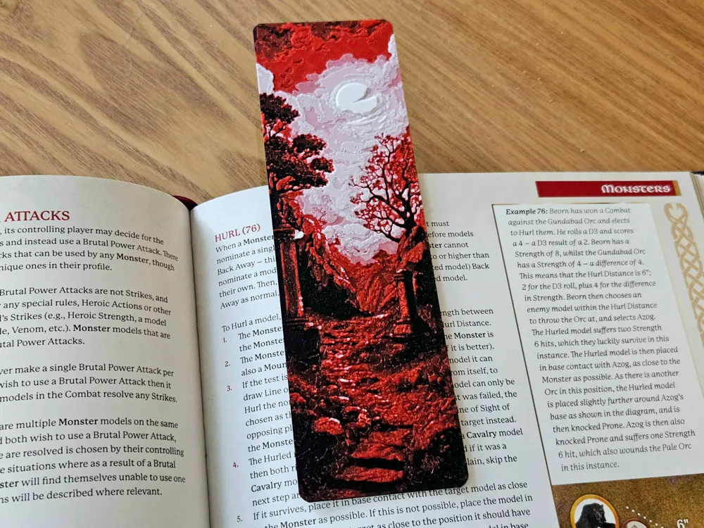 Spooky Graveyard Bookmark - Free 3D Print Model - MakerWorld