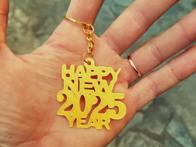 2025 New Year Keychain