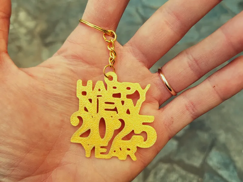 2025 New Year Keychain