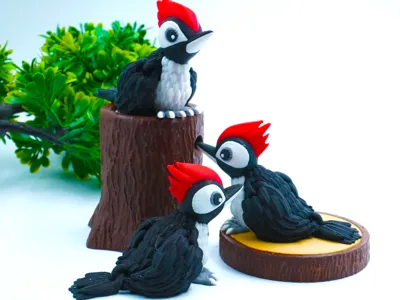CUTE FLExi TINY WOODPECKER