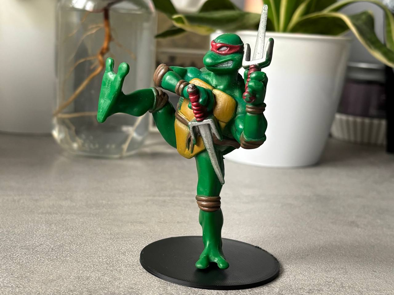 Universal Action Figure Stand with Peg Base
