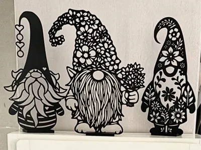 gnome (X3 wall art with stand, for A1mini too)