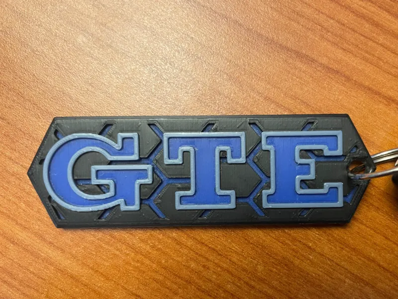 golf gte keychain (easy print)