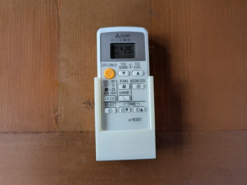 Mitsubishi AC Remote Holder
