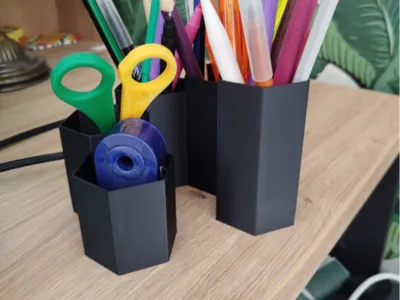 Desk Organizer Honeycomb Shape