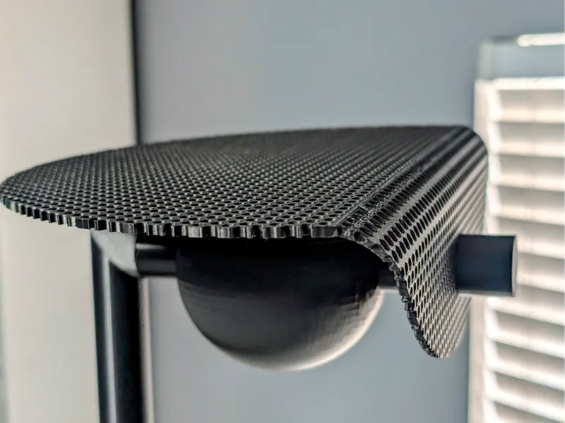 Bendy Shade Table Lamp - Fully Printed and bent!
