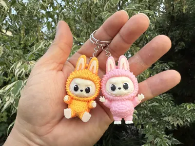 Decorative Keychain Ornament Special Design Colorful Themed Collectible Gift