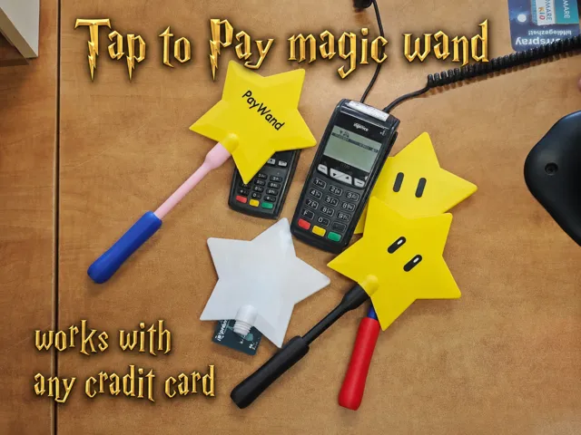 Tap to Pay magic credit card wand - Star