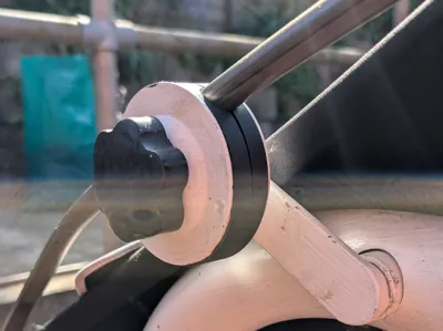 Swing chair canopy replacement clamp