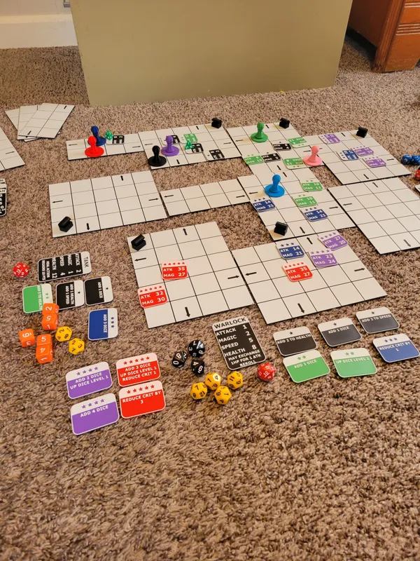 Dungeon Drift lite - Board Game