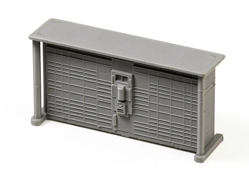 Miniature of a postal locker N scale 