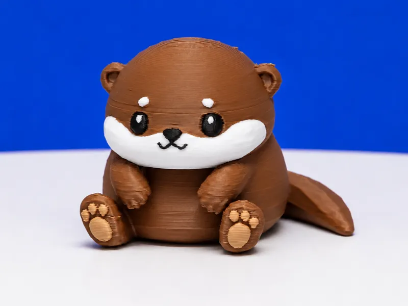 Cute Chubby Otter Figure