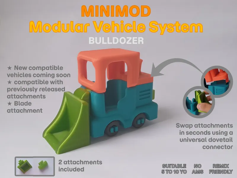 Minimod (Modular Vehicle System): Bulldowzer