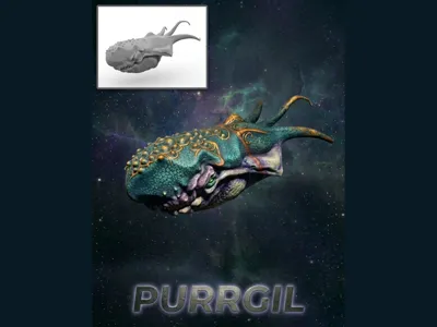 Star Wars Purrgil (Space Whale)