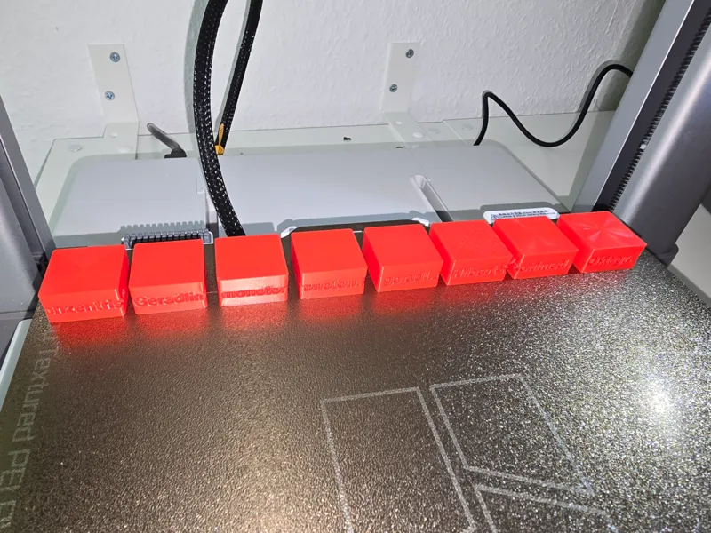 Surface test cubes