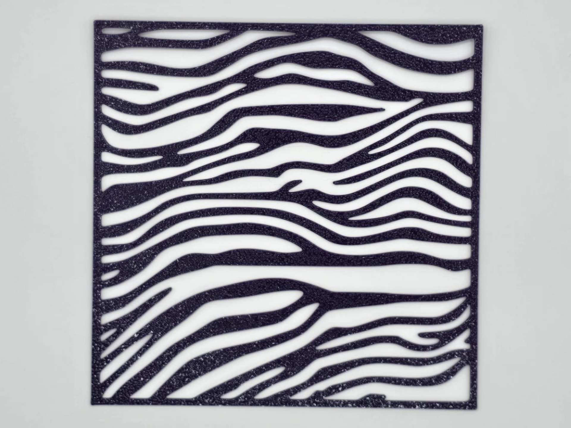 Zebra Pattern Stencil Template