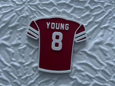 Customizable Football Jersey Keychain