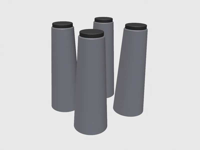 Acmer P2 laser leg risers