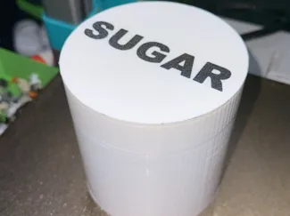 SUGAR JAR ( HOLDS 2 Pounds / 907.18g of sugar)