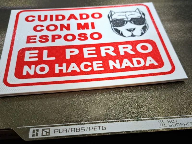 cartel cuidado en mi esposo