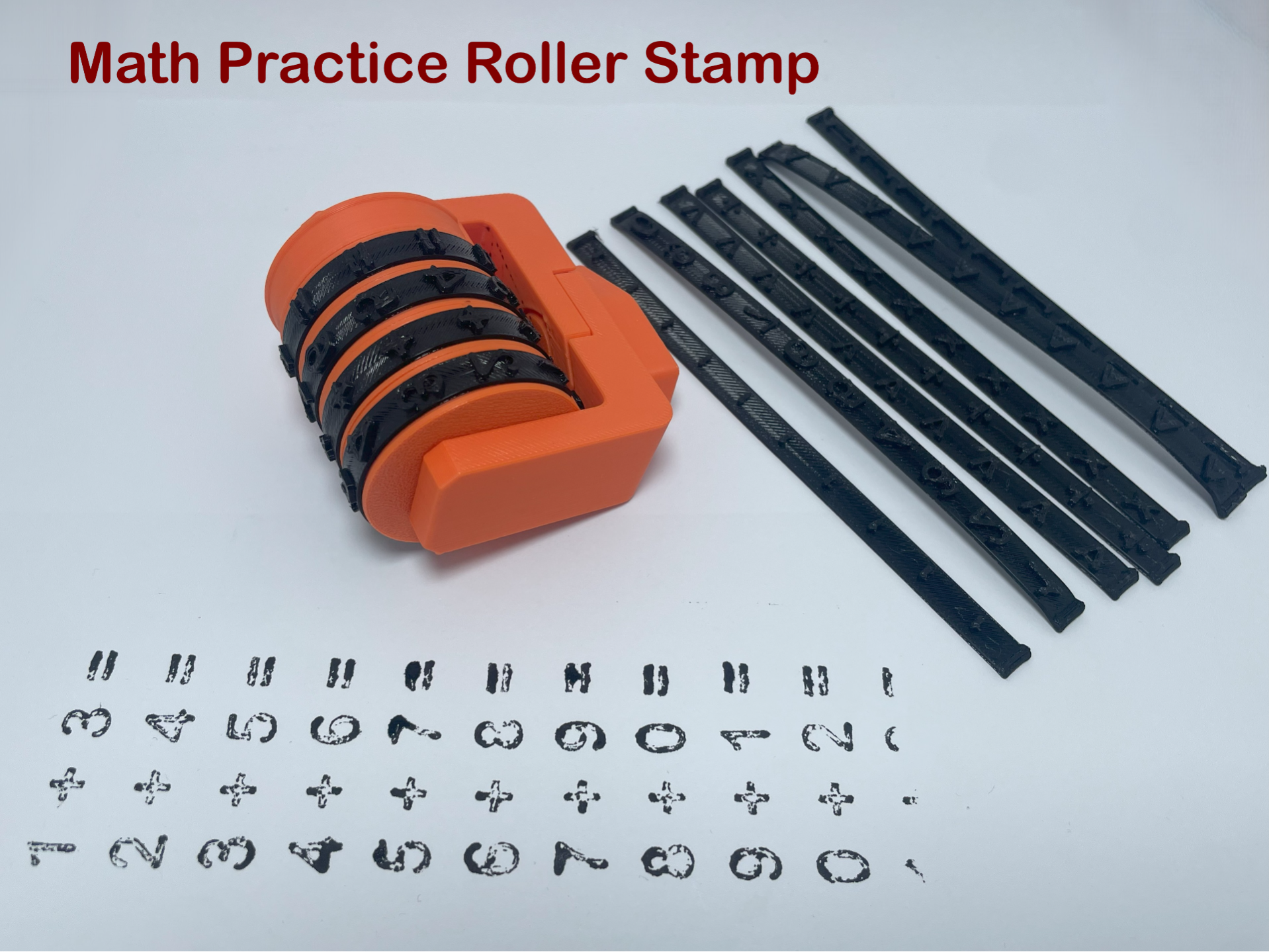 Math Practice Roller Stamp