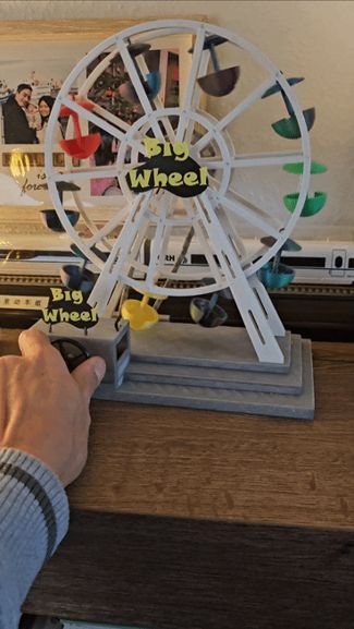 mechanisches Riesenrad 100% gedruckt ohne AMS