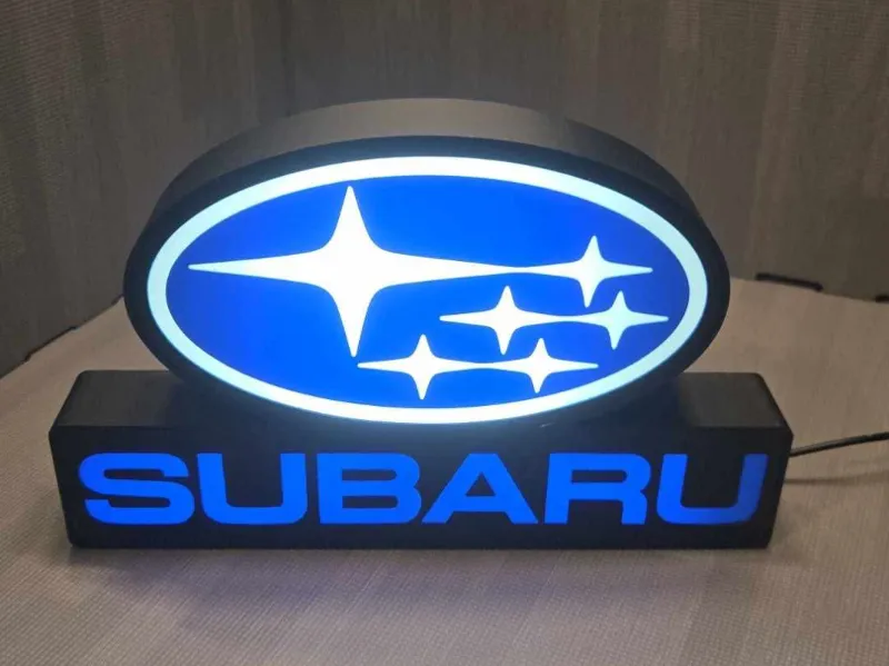 Subaru car lightbox