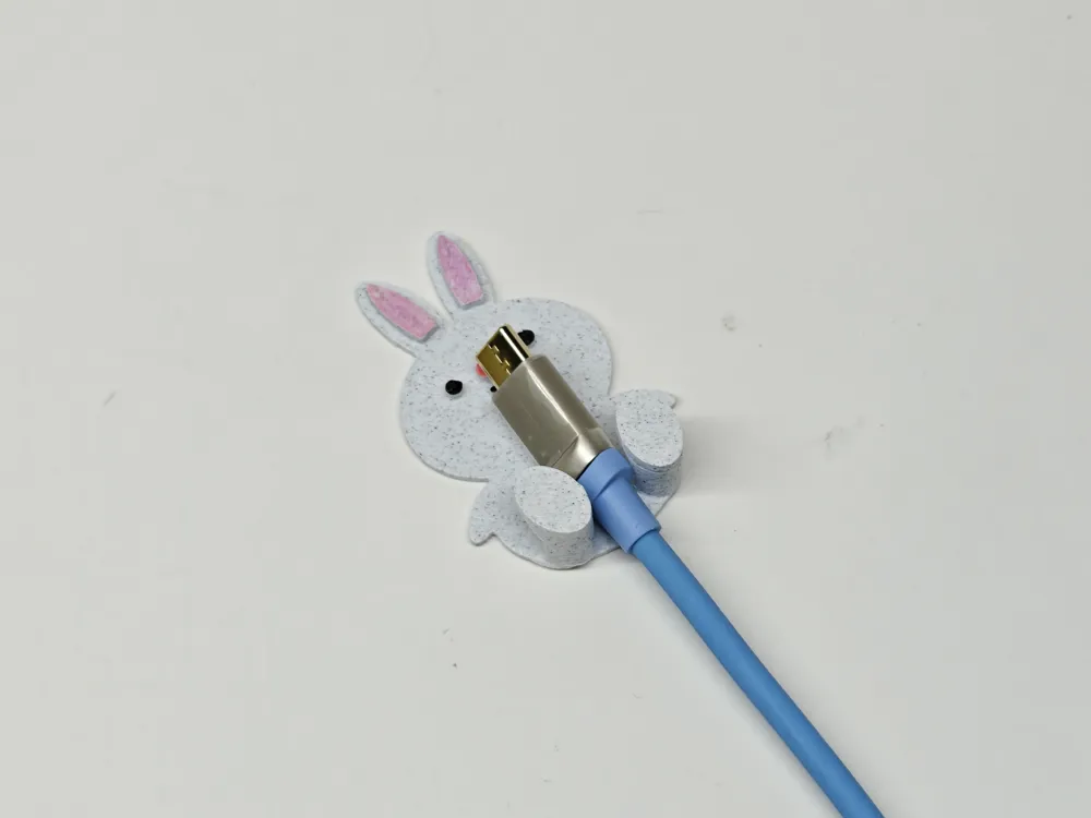 Cartoon Cable Organizer - Rabbit Organizer - Free 3D Print Model ...