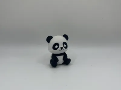 Cute baby panda