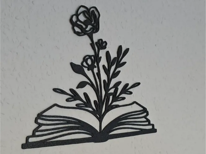 Book with Flowers
