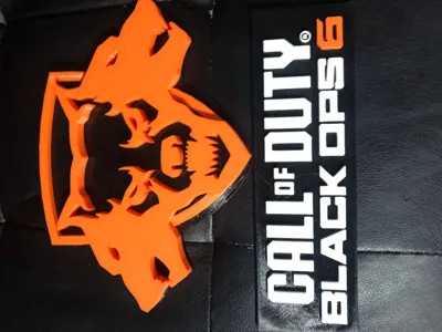 CALL OF DUTY BLACK OPS 6 -  WALL PLATE 