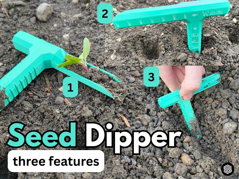 Seed Dipper – 3-in-1 Garden Tool