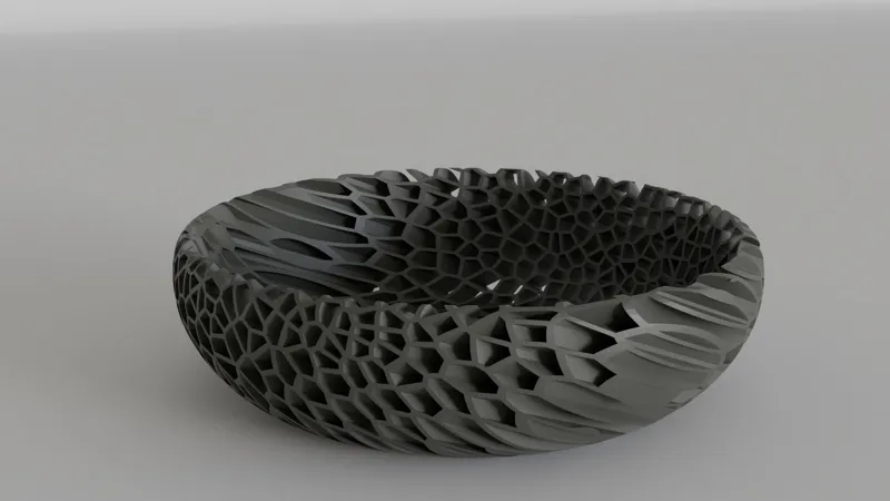 Voronoi See Through Bowl [ORIGINAL]