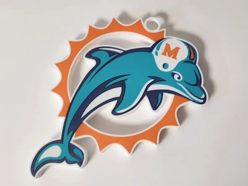 Miami Dolphins Oversize Chain