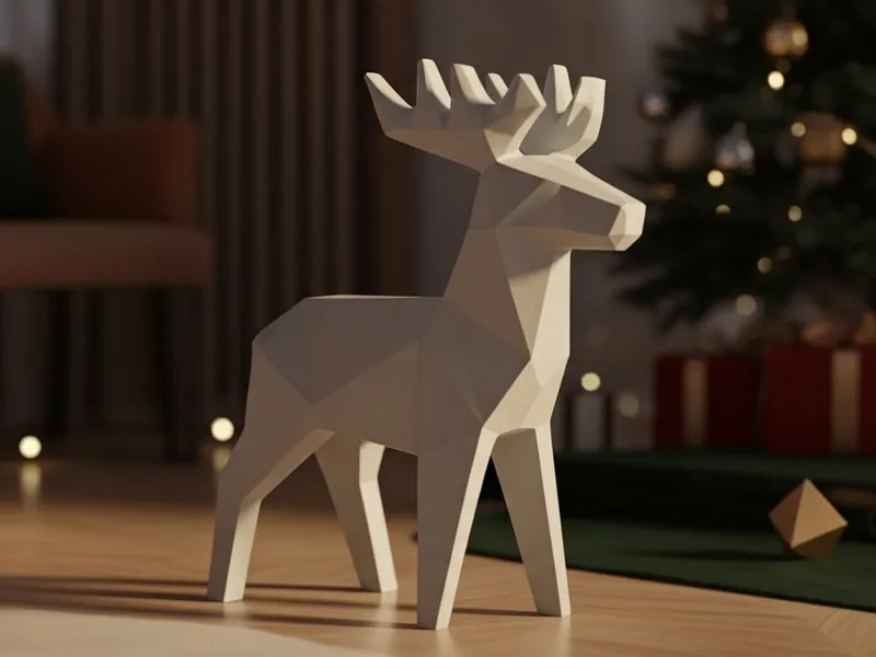 Low Poly Reindeer