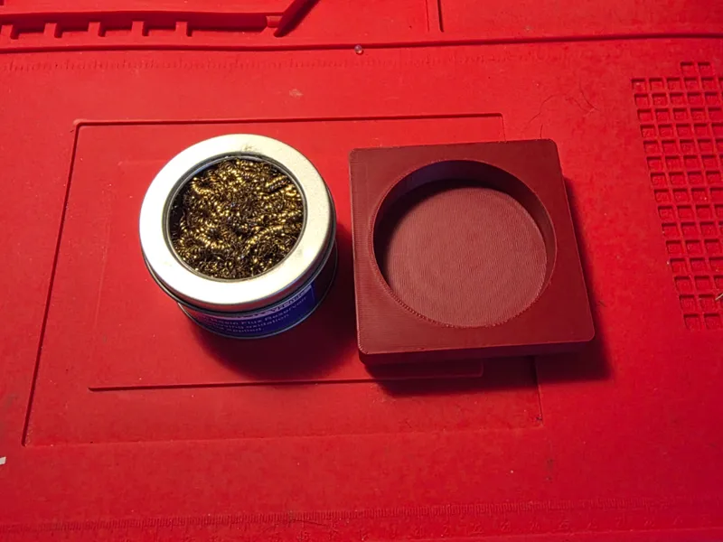 solder tip cleaner gridfinity insert